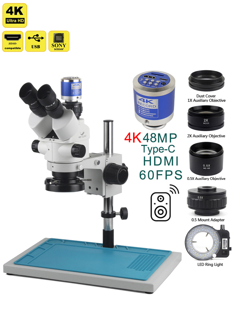 3.5X-90X Simul-Focal Stereo Tr - Electronics Repair Microscope review and price