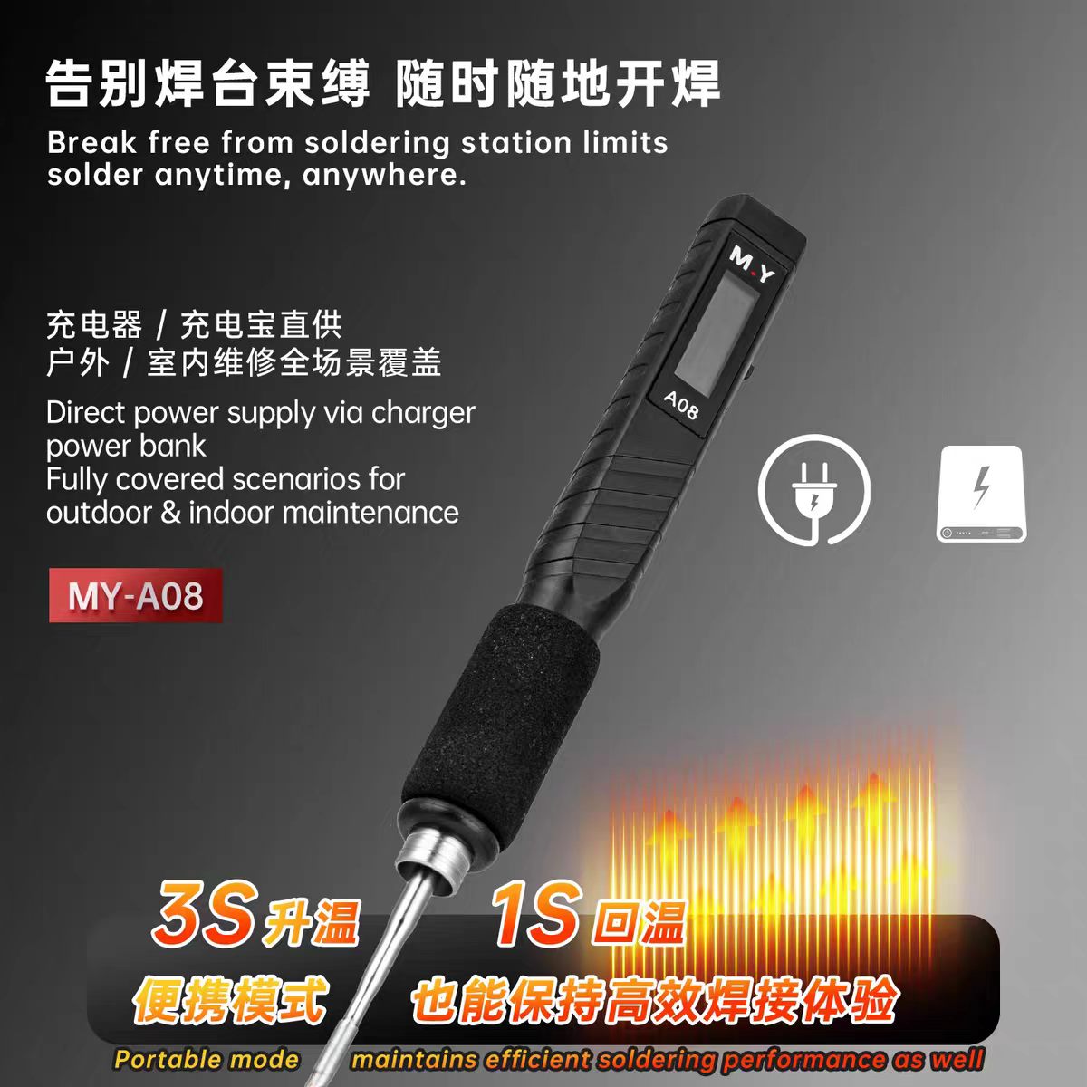 YCS MY-A08 USB-C Digital Weldi - Electronics Repair In My Area review and price